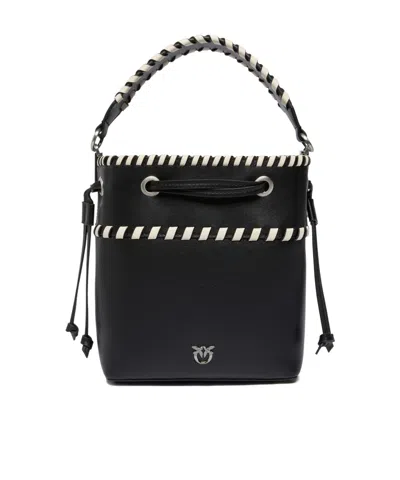 Pinko Single Handle Handbag In Black