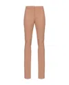 Pinko Beige Skinny Trousers With Tailored Silhouette In Multi