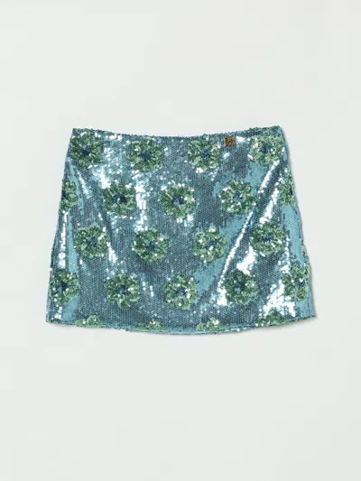 Pinko Skirt  Kids Color Gnawed Blue