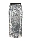 Pinko Skirts In Nero/trasparente