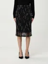 Pinko Skirt  Woman Color Black In Black