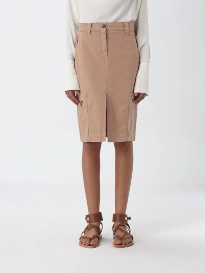 Pinko Skirt  Woman Color Brown