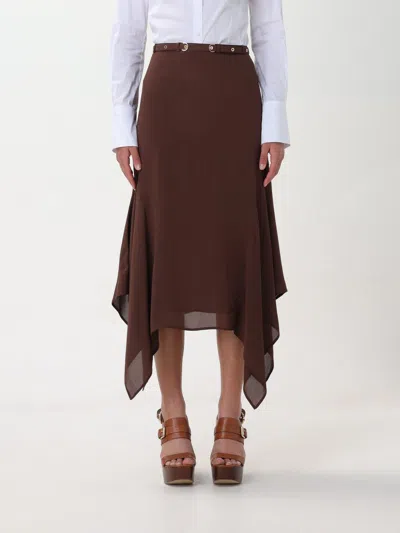 Pinko Skirt  Woman In Brown