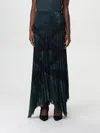 Pinko Skirt  Woman Color Green In Grün