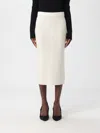 Pinko Skirt  Woman Color White In White