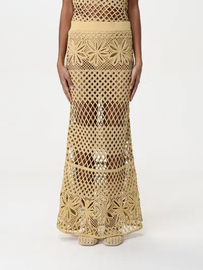 PINKO SKIRT PINKO WOMAN COLOR YELLOW,G82898003