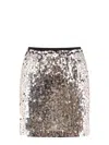 Pinko Sequin-embellished Mini Skirt