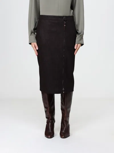 Pinko Skirt Woman In Brown