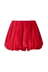 Pinko Bubble Hem High Waist Pleated Skirt