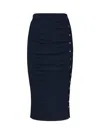 Pinko Long Knitted Skirt With Hooks
