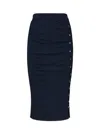 Pinko Long Knitted Skirt With Hooks