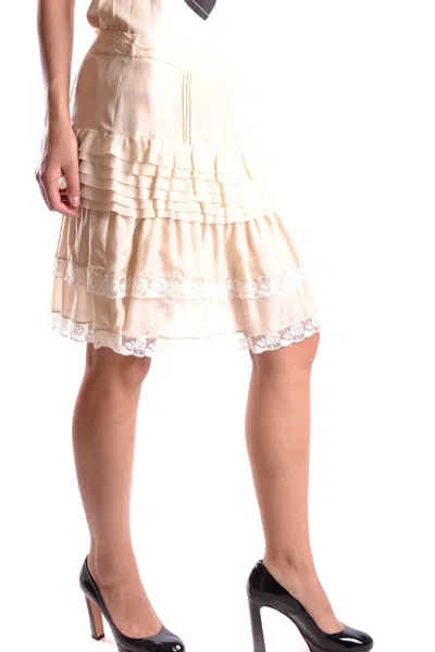 Pinko Skirts Beige In Nude
