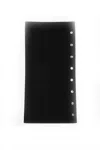 Pinko Ribbed Calf-length Skirt With Buttons In Black