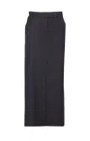 Pinko Midi Skirt With Pockets And Loops In Black