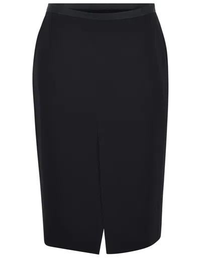 Pinko Midi Pencil Skirt In Black