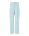 Pinko Elegant Wide-leg Trousers With Darts In Blue