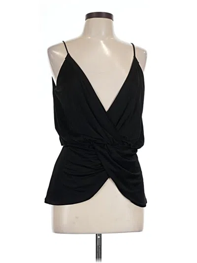 Pre-owned Pinko Sleeveless Blouse In Black