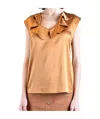 Pinko Sleeveless Blouse In Nude