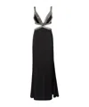 Pinko Black Muller Dress In Black