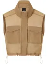 Pinko Sleeveless Vest In Nude