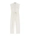 Pinko Logo-print Jumpsuit In White