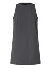 Pinko Sleeveless Round-neck Playsuit In Gray