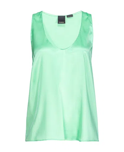 PINKO PINKO V-NECK SATIN SLEEVELESS TOP
