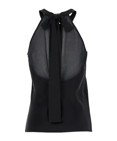 Pinko Sleeveless Vest In Black