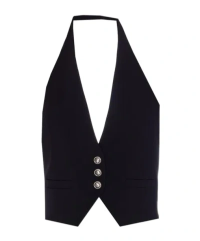 PINKO PINKO HALTERNECK CROPPED VEST