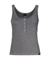 Pinko Sleeveless Vest In Gray