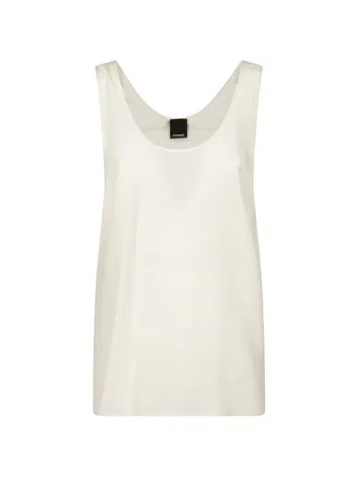 Pinko Sleeveless Vest In Neutral