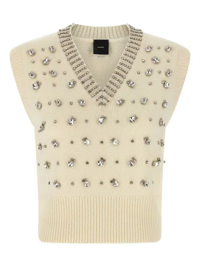 PINKO SLEEVELESS WOOL BLEND TOP