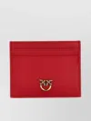 Pinko 'simply' Card Holder In Red Leather