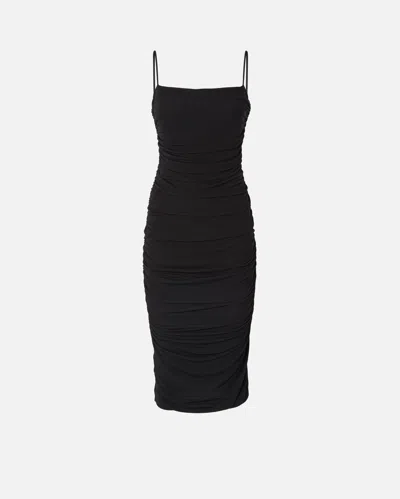 PINKO SLIM-FIT DRESS WITH THIN STRAPS