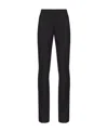 Pinko High-waisted Cropped Trousers In Black