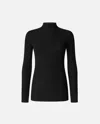 Pinko Slim-fit High-neck Sweater In Black