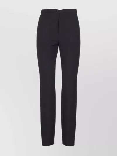 PINKO SLIM FIT TROUSERS ANKLE ZIPS