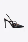 PINKO HIGH-HEELED SLINGBACKS