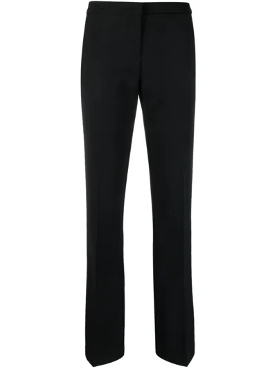 Pinko Slip-on Flared Trousers In Black