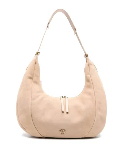 PINKO SLOUCHY HOBO BIG SUEDE + VITEL