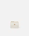 Pinko Love Compact Wallet In White+white-antique Gold