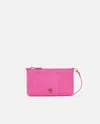 Pinko Small Flat Crochet Raffia Bag With Removable Shoulder Strap