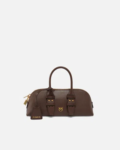 PINKO PETIT SAC À MAIN ESCAPE BAG BAGUETTE EN CUIR