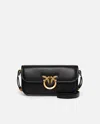 Pinko Small Love Bag Box Crossbody Bag In Nappa Leather In Multi