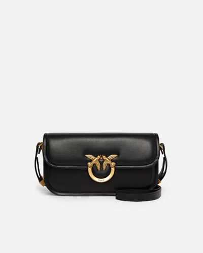 Pinko Small Love Bag Box Crossbody Bag In Nappa Leather In Multi