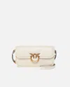 Pinko Borsa A Tracolla Piccola Love Bag Box In Nappa In White
