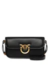 Pinko Small Love Bag Box Crossbody Bag In Nappa Leather In Black