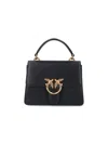 Pinko Small Love Bag With Gold Chain In Black
