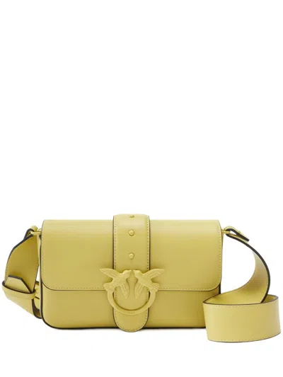 Pinko Small Mini Love Shoulder Bag In Lime-colour-block