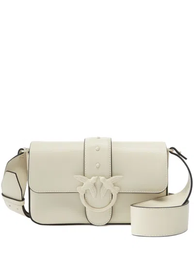 Pinko Small Mini Love Shoulder Bag In White